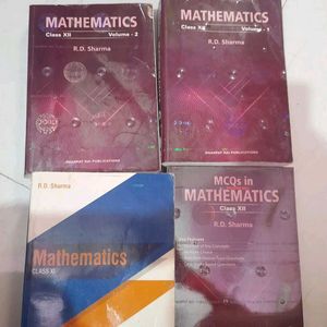 RD Sharma Class 11 &amp; 12 Book With mcqs