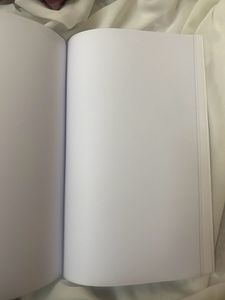 Long Plain Pages Two Notebook
