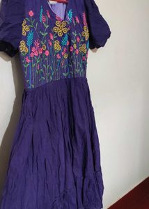 Mul Cotton Frock Totally New