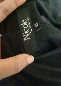 Brand New Black V-Neck Crop Top