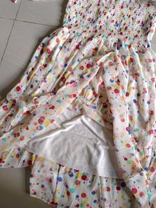 Colorful Polka Dot Dress