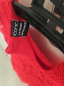 Red Lace Dress-Dubai Purchased