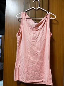 Peach Long top
