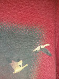 Red Graphic Print Sweater