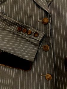 Brown Striped Blazer🤎