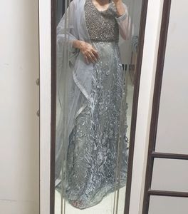Grey Party Wear/gown