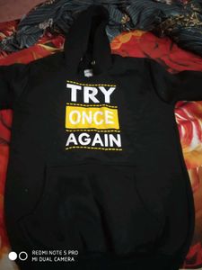 Cool Black Graphic Hoodie