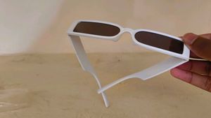 White Frame Sunglasses