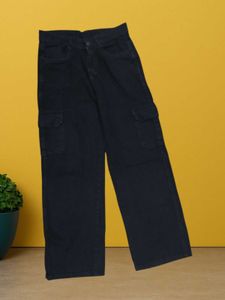 🥰M@06 Size-28 Wide Leg Cargo Pants