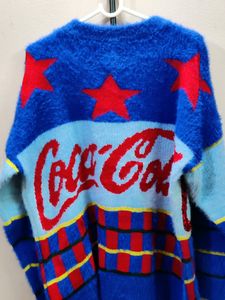 imported vintage  Coca-Cola fuzzy sweater