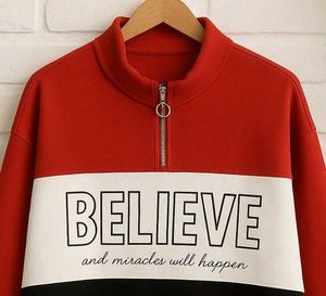 Believe Colorblock Pullover