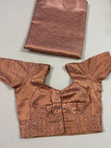 Saree with stitched blouse