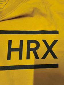 Yellow 🟡💛 Men&#39;s HRX Brand Tshirt 👕 Like New