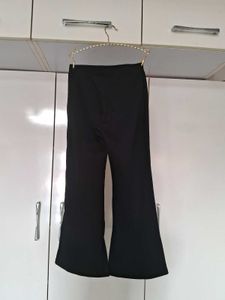 Black Flare Pants Girls 8-9 Yrs