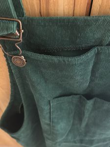 Green Corduroy dungaree