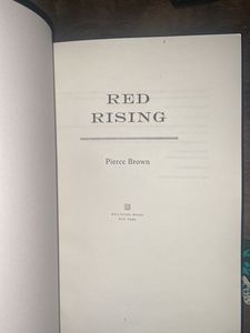 **NEW**Red Rising by Pierce Brown