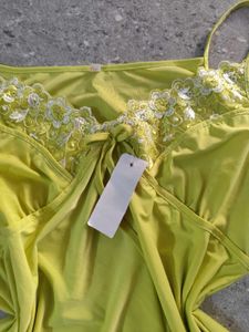 green lace cami top