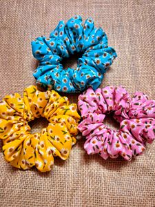 Floral Scrunchies
