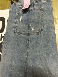 Blue Xl Denim Dungree