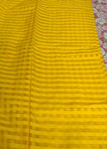 YELLOW KOTA SAREE SOLID COLOUR