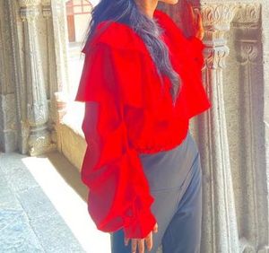 Red Fringes Top