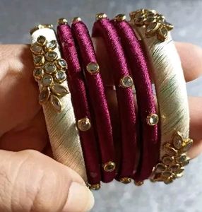 12 Kundan Bangles
