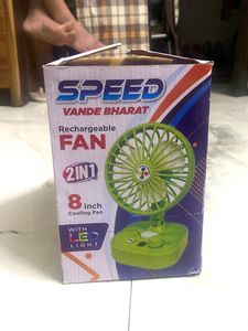 SPEED Vande Bharat Rechargeable Fan