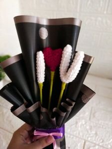 Crochet 'I Love You' Bouquet