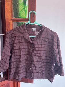 veromoda brown shirt