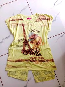 Parisian Dream Nightsuit Cord Set