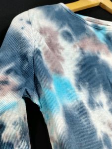 VividArtsy Multicolor Tie And Dye Top (Women)
