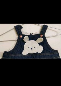 Cute Bunny Denim Dress for winters