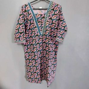 New Cotton 2pcs Kurta Suit