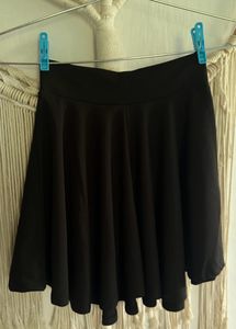 Black Flare Skirt