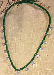 Making After Order  Green Beeds Mala N Braslet C