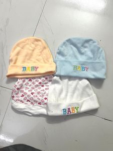 Baby Beanies - 4 Pack