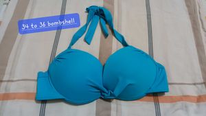 Blue Bikini Top