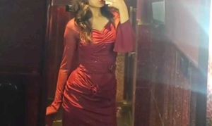 Bodycon Maroon Dress