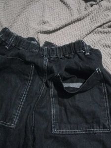 Wide Leg Black Jeans