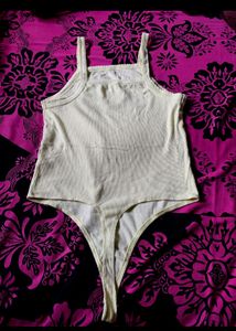 Sexy Lavender Bodysuit With V Neck //Size :Xs