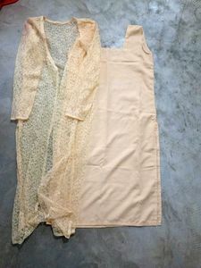 beautiful Cream colour kurti