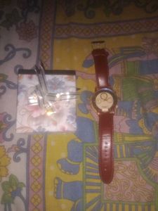 Green Leather Watch