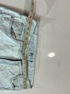 Ice Blue Baggy Jeans