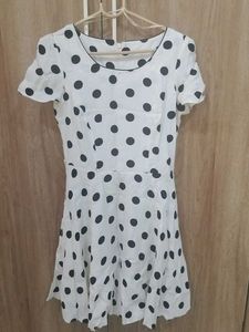 Polka Dot A-Line Dress