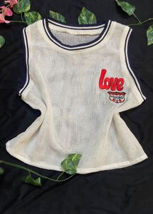 Net Crop Top