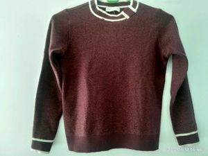 Burgundy Knit Sweater