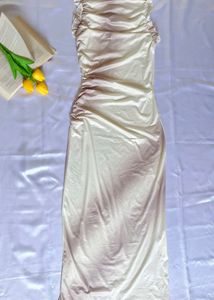 Elegant Ruched Maxi Dress