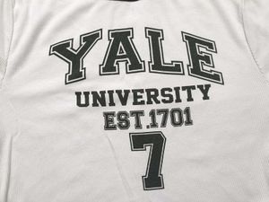 Yale University Cropped Ringer Tee