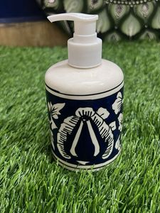Hand-Painted Ceramic Soap Dispenser