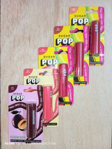 Sugar Pop Lip Balm: Pack Of 5❤️🎀💄